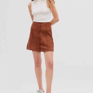 Gap Faux Suade Mini Skirt